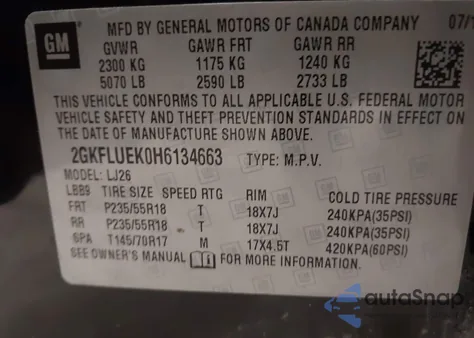 2017 GMC Terrain Slt from USA, damaged, VIN 2GKFLUEK0H6134663